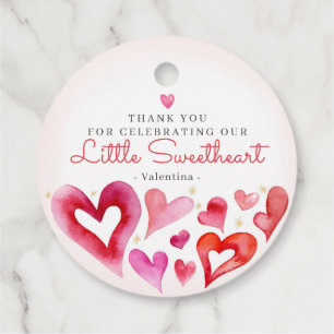 Little Sweetheart Februar Party Geschenkanhänger