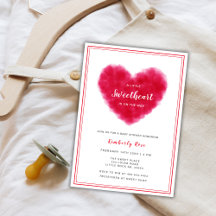 Little Sweetheart Frame Valentines Baby Dusche