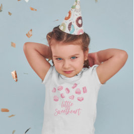 Little Sweetheart Girl Birthday Party Kleinkind T-shirt