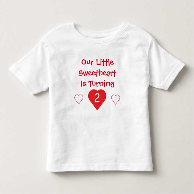 Little Sweetheart Kleinkind T-shirt (Vorderseite)