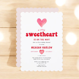 Little Sweetheart Valentine Baby Dusche Einladung