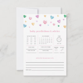 Little Sweetheart Valentine Baby Predictions Game