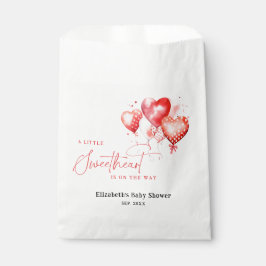 Little Sweetheart Valentine Day Moderne Babydusche Geschenktütchen