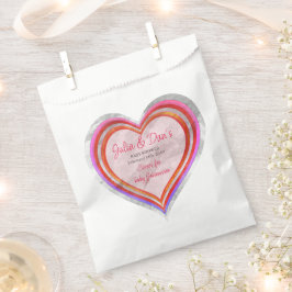 Little Sweetheart Valentine Watercolor Babydusche Geschenktütchen