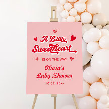 Little Sweetheart Valentines Baby Dusche Willkomme