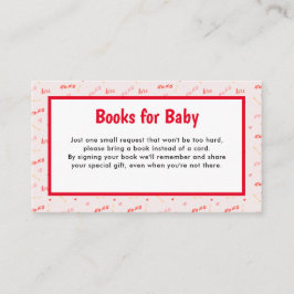 Little Sweetheart Valentines Books for Baby Begleitkarte