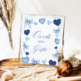Little Sweetheart Valentines Cards And Gifts Sign Poster