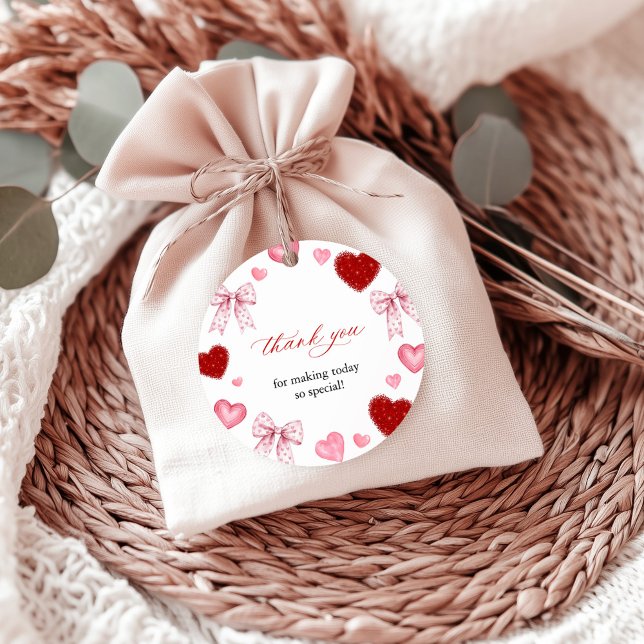 Little Sweetheart Valentines Day Baby Shower Geschenkanhänger (Von Creator hochgeladen)