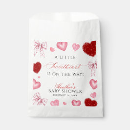 Little Sweetheart Valentines Day Baby Shower Geschenktütchen