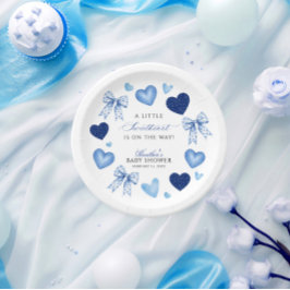 Little Sweetheart Valentines Day Baby Shower Pappteller
