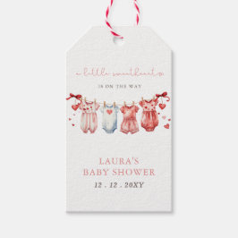 Little Sweetheart Valentines Girl Baby Dusche Geschenkanhänger