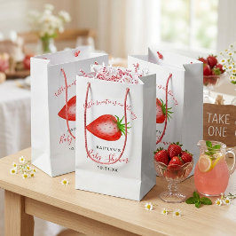 Little Sweetie Strawberry Baby Shower Kleine Geschenktüte