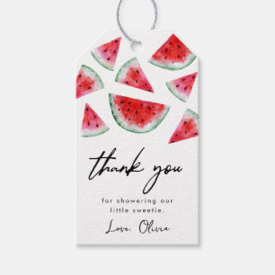 Little Sweetie Watermelon Dusche Fevor Tags Geschenkanhänger