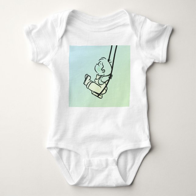 Little Swinger - Adorable Baby Bodysuit" Baby Strampler (Vorderseite)