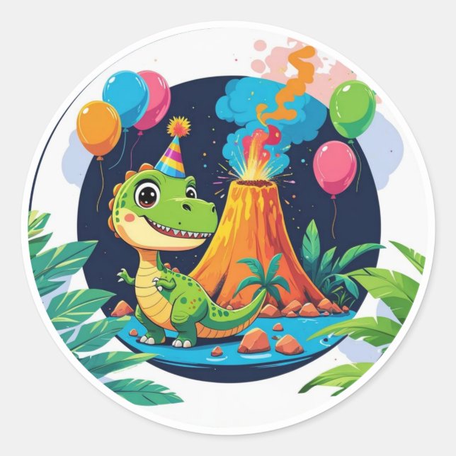 Little T-Rex Sticker  (Vorderseite)