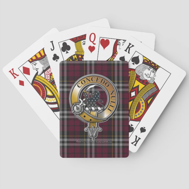 Little Tartan & Abzeichen Spielkarten (Rückseite)