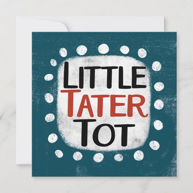 Little Tater Tot Grußkarte Karte (Vorderseite)