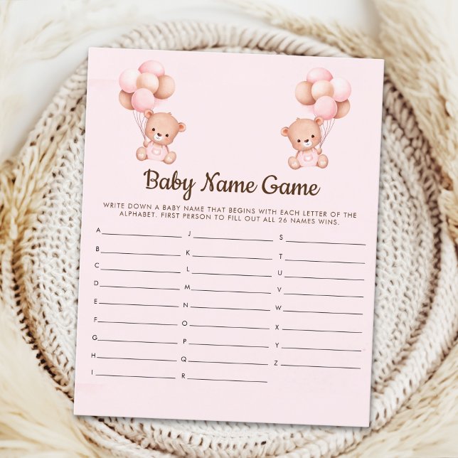 Little Teddy Bear Baby Girl Shower  (Von Creator hochgeladen)