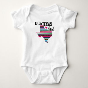Little Texas Girl Serape Baby Strampler