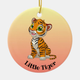 Little Tiger Design Ornament