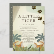 Little Tiger Safari Jungle Baby Dusche by Mail