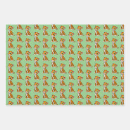 Little Tiger Wrapping Paper Set Geschenkpapier Set