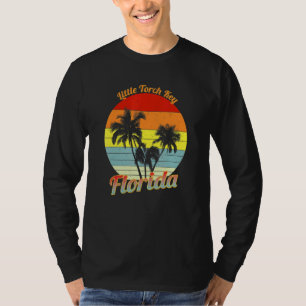 Little Torch Key Florida Retro Tropische Palmen T-Shirt