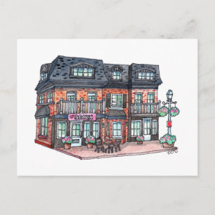 Little Town Cafe Postkarte