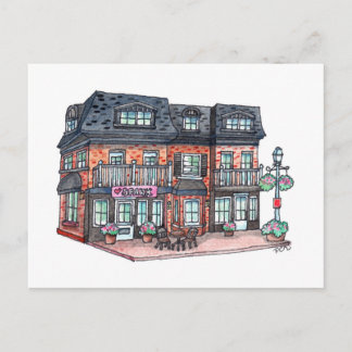 Little Town Cafe Postkarte