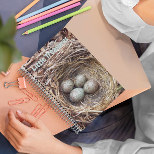 Little Treasures Bird Nest Eggs Notizbuch