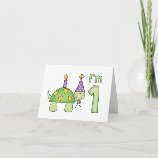 Little Turtle 1. Geburtstag Einladung