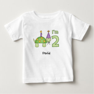 Little Turtle 2. Geburtstag Baby T - Shirt