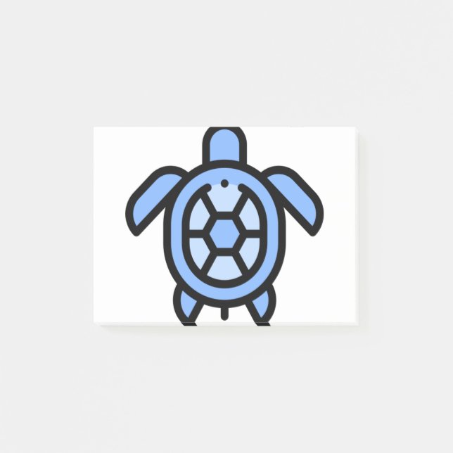 Little Turtle Post-it Klebezettel (Vorderseite)