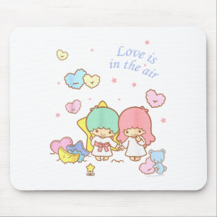 Little Twin Stars Love Is In The Air Valentins-T-S Mousepad