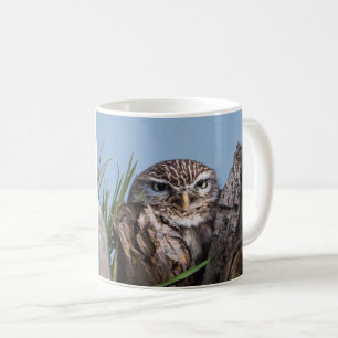 Little Uhu am Baumstamm Kaffeetasse