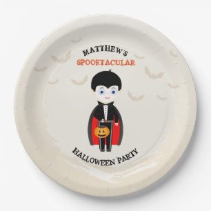 Little Vampire Halloween-Party Pappteller