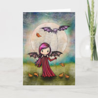 Little Vampire mit Flying Cat von Molly Harrison