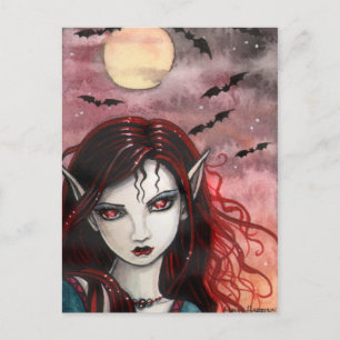 Little Vampire Postcard von Molly Harrison Postkarte