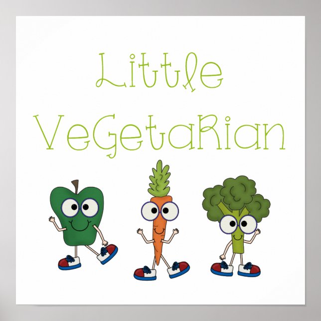 Little Vegetarian Poster (Vorne)