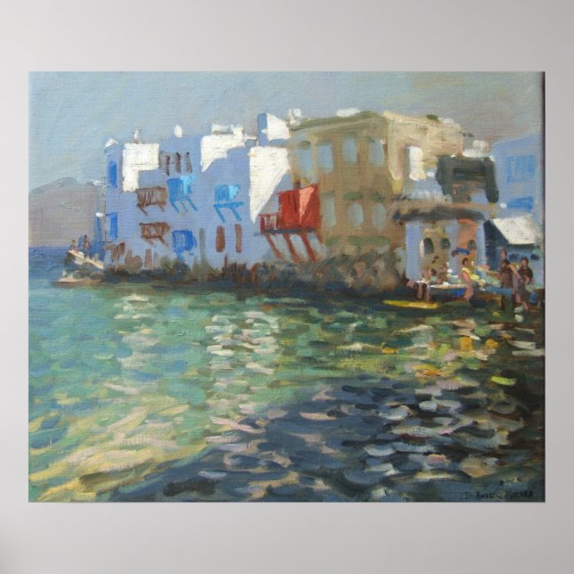 Little Venice Mykonos Poster (Vorne)