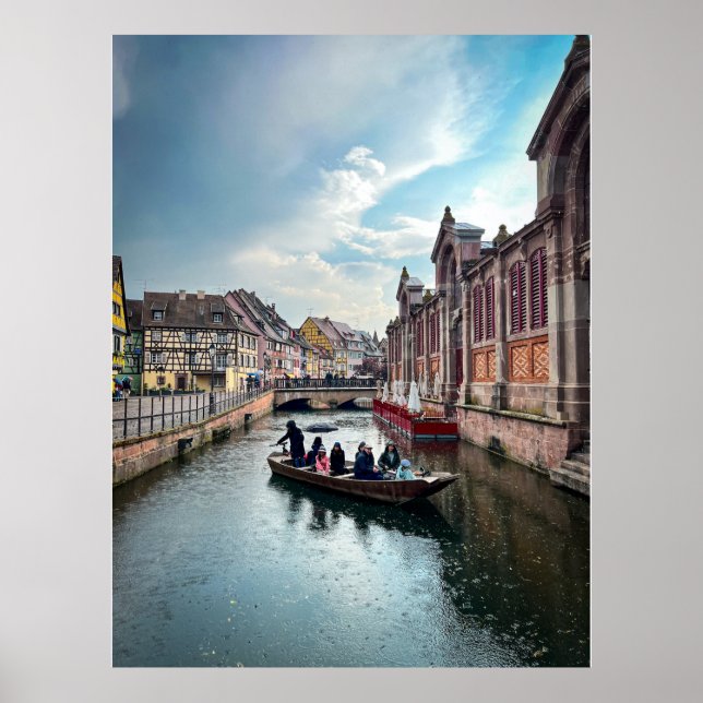 Little Venice River Boat Poster (Vorne)