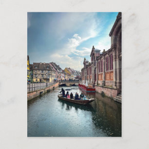 Little Venice River Boat Postkarte