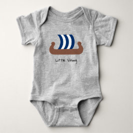 Little Viking Ship Baby Jersey Bodysuit Baby Strampler