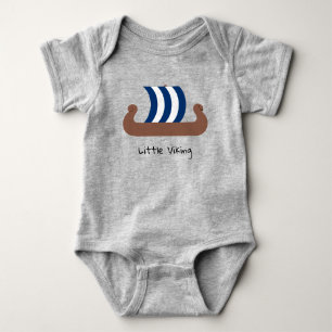 Little Viking Ship Baby Jersey Bodysuit Baby Strampler