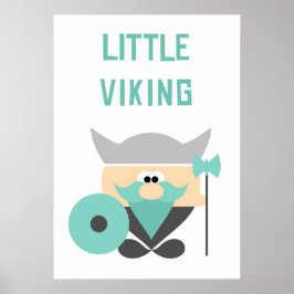 Little Viking Wall Art Poster