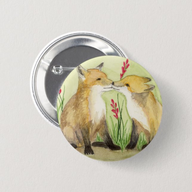 Little Vixens Button (Vorne & Hinten)