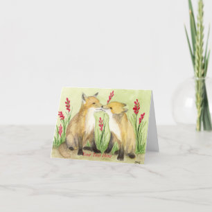 Little Vixens Dankeskarte