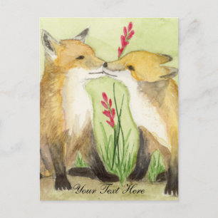 Little Vixens Postkarte