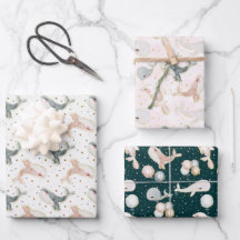 Little Whale Watercolor Under The Sea Animal