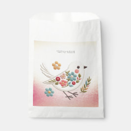 Little White Bird Floral Fevor Bags Geschenktütchen